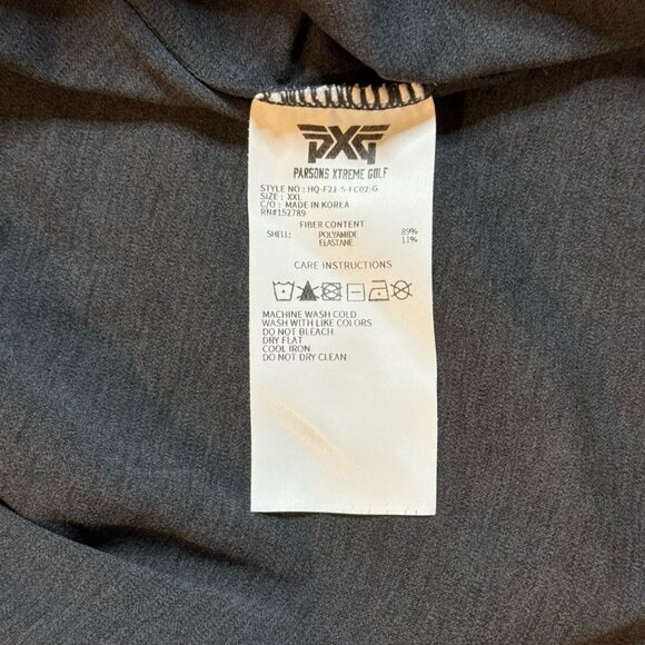 PXG Parsons Xtreme Golf Performance Everyday Luxe Long Sleeve Polo Shirt Men 2XL - Picture 5 of 10